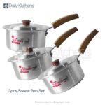 Chef Cookware Baby Sauce Pan Set 3pcs(Kisan)
