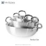Chef Cookware Wok Set 3Pcs (Kisan) - Image 5