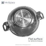 Sonex Nonstick Cooking Wok (Karahi) Glass Lid. - Image 6