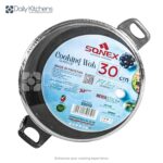 Sonex Nonstick Cooking Wok (Karahi) Glass Lid. - Image 4