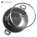Sonex Nonstick Cooking Wok (Karahi) Glass Lid. - Image 3
