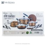 Sonex Prada Glass Lid 17pcs Nonstick Gift Pack. - Image 7