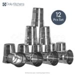 Shiny Steel Glass Pack